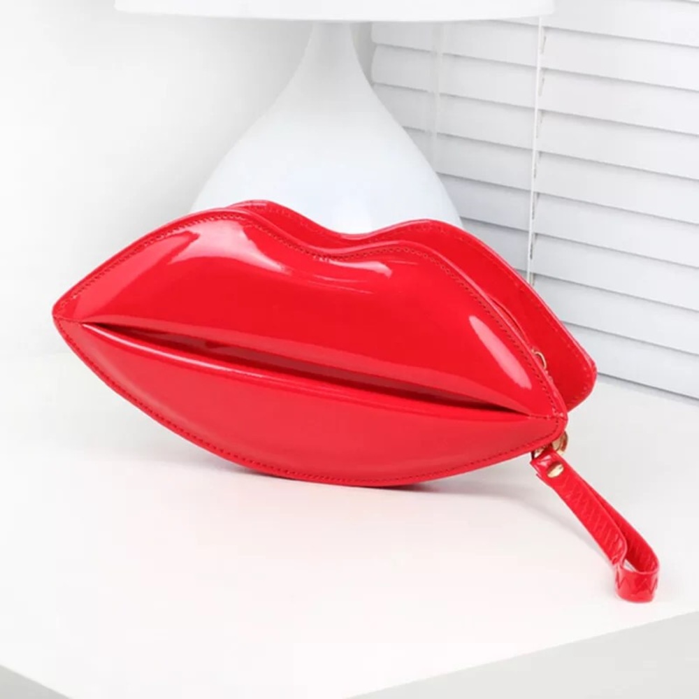Lips Clutch Purse